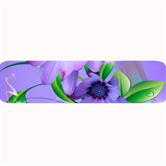 Purple Flower Nature Large Bar Mat