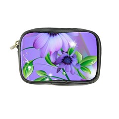 Purple Flower Nature Coin Purse