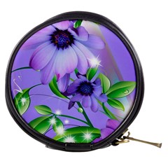 Purple Flower Nature Mini Makeup Bag