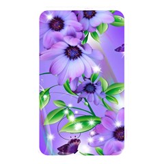 Purple Flower Nature Memory Card Reader (rectangular)