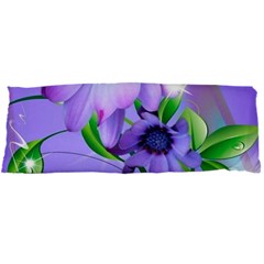 Purple Flower Nature 21 x60  Body Pillow Case Dakimakura (two Sides)