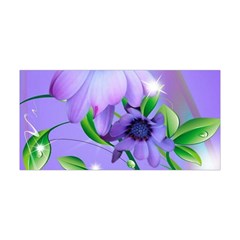 Purple Flower Nature Yoga Headband