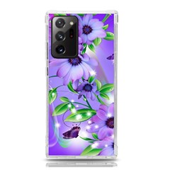 Purple Flower Nature Samsung Galaxy Note 20 Ultra Tpu Uv Case by Posterlux