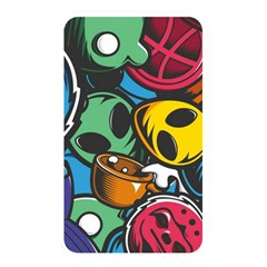 Funky Alien Pattern Abstract Colourful Drawing Memory Card Reader (rectangular)