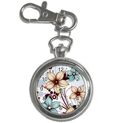 Flowers Flowers Pattern Key Chain Watches by Posterlux