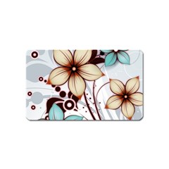 Flowers Flowers Pattern Magnet (name Card)