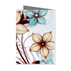 Flowers Flowers Pattern Mini Greeting Cards (pkg Of 8) by Posterlux