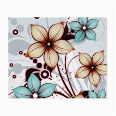 Flowers Flowers Pattern Small Glasses Cloth by Posterlux