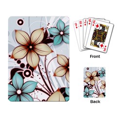 Flowers Flowers Pattern Playing Cards Single Design (rectangle)