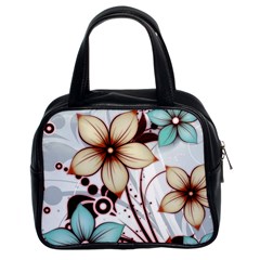 Flowers Flowers Pattern Classic Handbag (two Sides)