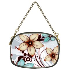 Flowers Flowers Pattern Chain Purse (one Side)