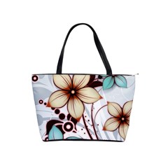 Flowers Flowers Pattern Classic Shoulder Handbag