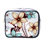 Flowers Flowers Pattern Mini Toiletries Bag (One Side) Front