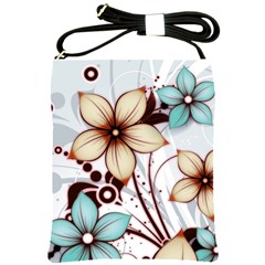 Flowers Flowers Pattern Shoulder Sling Bag