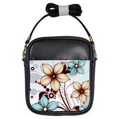 Flowers Flowers Pattern Girls Sling Bag