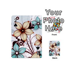 Flowers Flowers Pattern Playing Cards 54 Designs (mini)