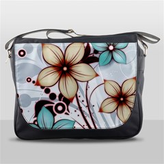 Flowers Flowers Pattern Messenger Bag