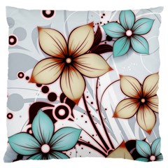 Flowers Flowers Pattern Large Cushion Case (one Side)