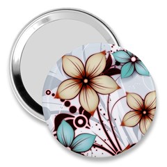 Flowers Flowers Pattern 3  Handbag Mirrors by Posterlux