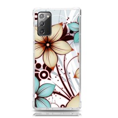 Flowers Flowers Pattern Samsung Galaxy Note 20 Tpu Uv Case by Posterlux