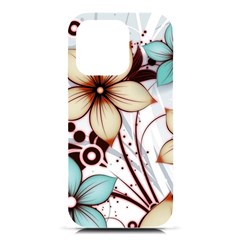 Flowers Flowers Pattern Iphone 16 Pro Black Uv Print Pc Hardshell Case