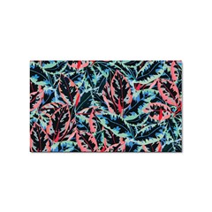 Leaves Pattern Patterns Colorful Sticker Rectangular (10 Pack) by Posterlux