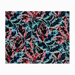 Leaves Pattern Patterns Colorful Small Glasses Cloth (2 Sides)