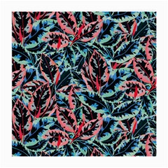 Leaves Pattern Patterns Colorful Medium Glasses Cloth