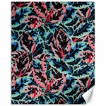 Leaves Pattern Patterns Colorful Canvas 11  x 14  10.95 x13.48  Canvas - 1