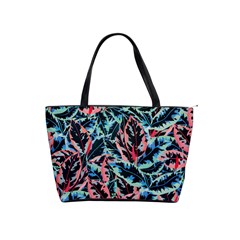 Leaves Pattern Patterns Colorful Classic Shoulder Handbag