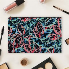 Leaves Pattern Patterns Colorful Cosmetic Bag (large)