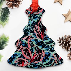 Leaves Pattern Patterns Colorful Ornament (christmas Tree) 