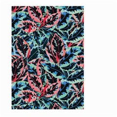 Leaves Pattern Patterns Colorful Large Garden Flag (two Sides)