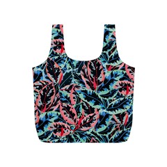 Leaves Pattern Patterns Colorful Full Print Recycle Bag (s)