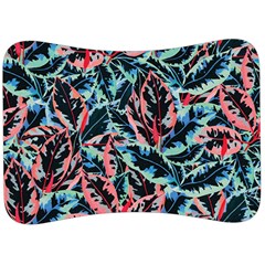 Leaves Pattern Patterns Colorful Velour Seat Head Rest Cushion