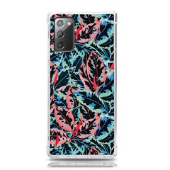 Leaves Pattern Patterns Colorful Samsung Galaxy Note 20 Tpu Uv Case by Posterlux