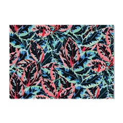 Leaves Pattern Patterns Colorful Crystal Sticker (a4) by Posterlux