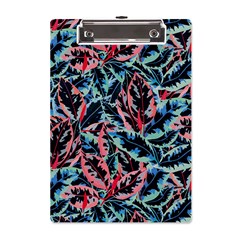 Leaves Pattern Patterns Colorful A5 Acrylic Clipboard