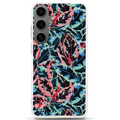 Leaves Pattern Patterns Colorful Samsung Galaxy S24 Ultra 6 9 Inch Tpu Uv Case by Posterlux