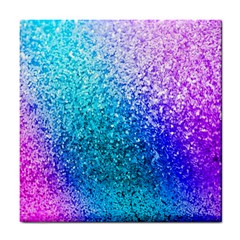 Rainbow Colors Colorful Pattern Tile Coaster