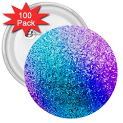 Rainbow Colors Colorful Pattern 3  Buttons (100 Pack) 