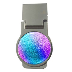 Rainbow Colors Colorful Pattern Money Clips (round) 