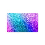 Rainbow Colors Colorful Pattern Magnet (Name Card) Front