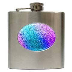 Rainbow Colors Colorful Pattern Hip Flask (6 Oz)