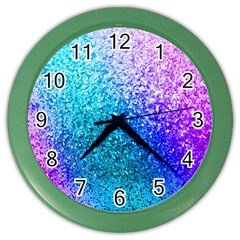 Rainbow Colors Colorful Pattern Color Wall Clock