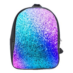 Rainbow Colors Colorful Pattern School Bag (large) by Posterlux