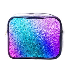 Rainbow Colors Colorful Pattern Mini Toiletries Bag (one Side)