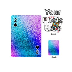 Rainbow Colors Colorful Pattern Playing Cards 54 Designs (mini) by Posterlux