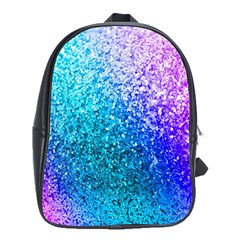 Rainbow Colors Colorful Pattern School Bag (xl)