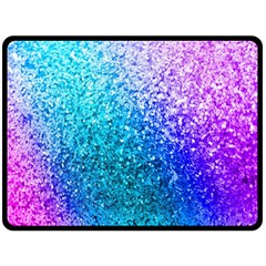 Rainbow Colors Colorful Pattern Two Sides Fleece Blanket (large) by Posterlux